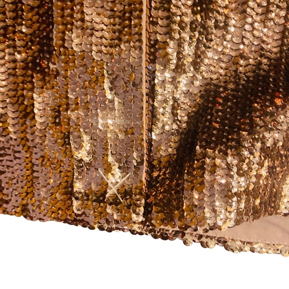 J. Crew Sequin Pencil Skirt in Rose Gold - Picture 7 of 10